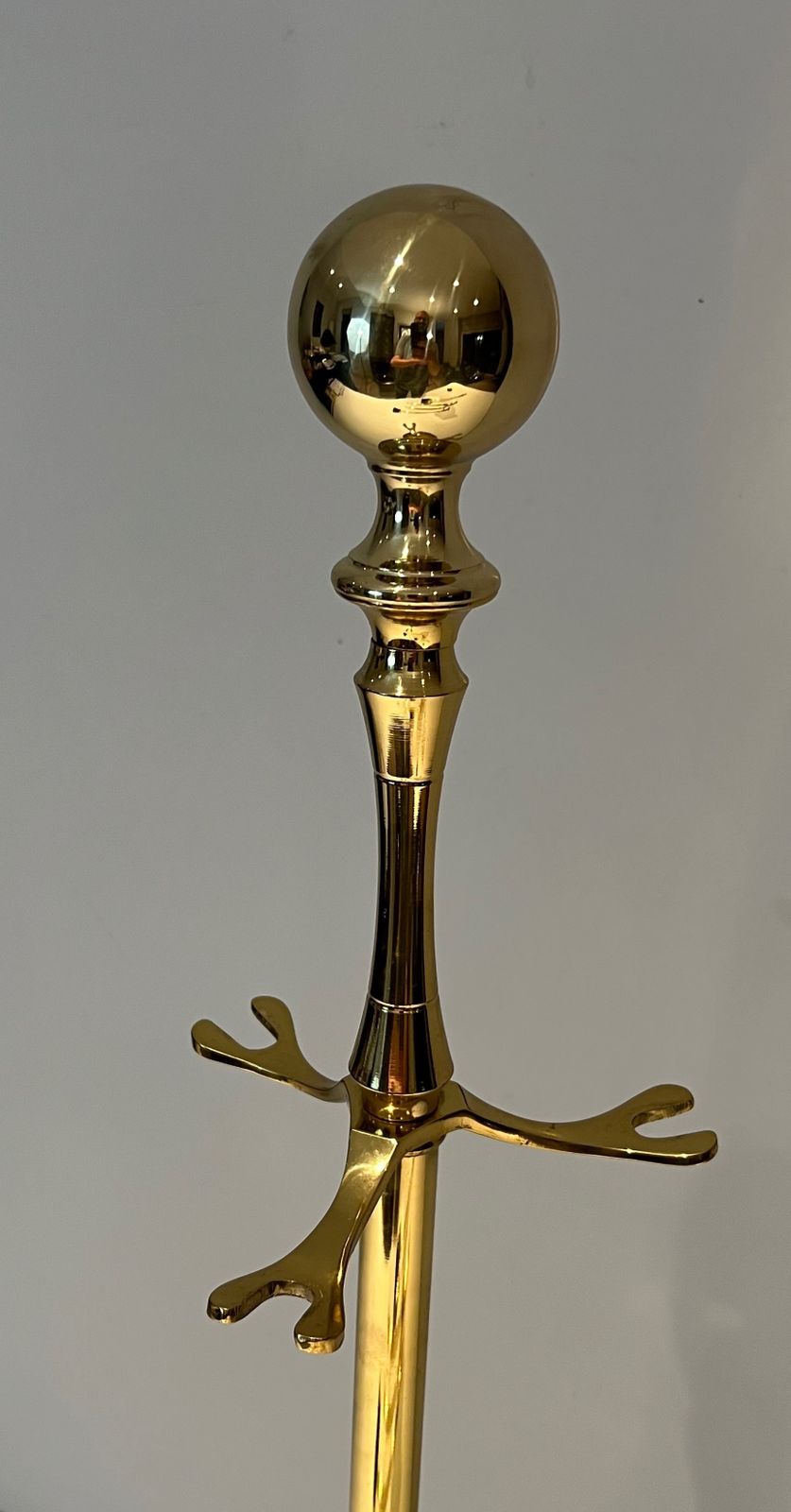 Neoclassical Style Brass Fire Kit photo Home Fixtures