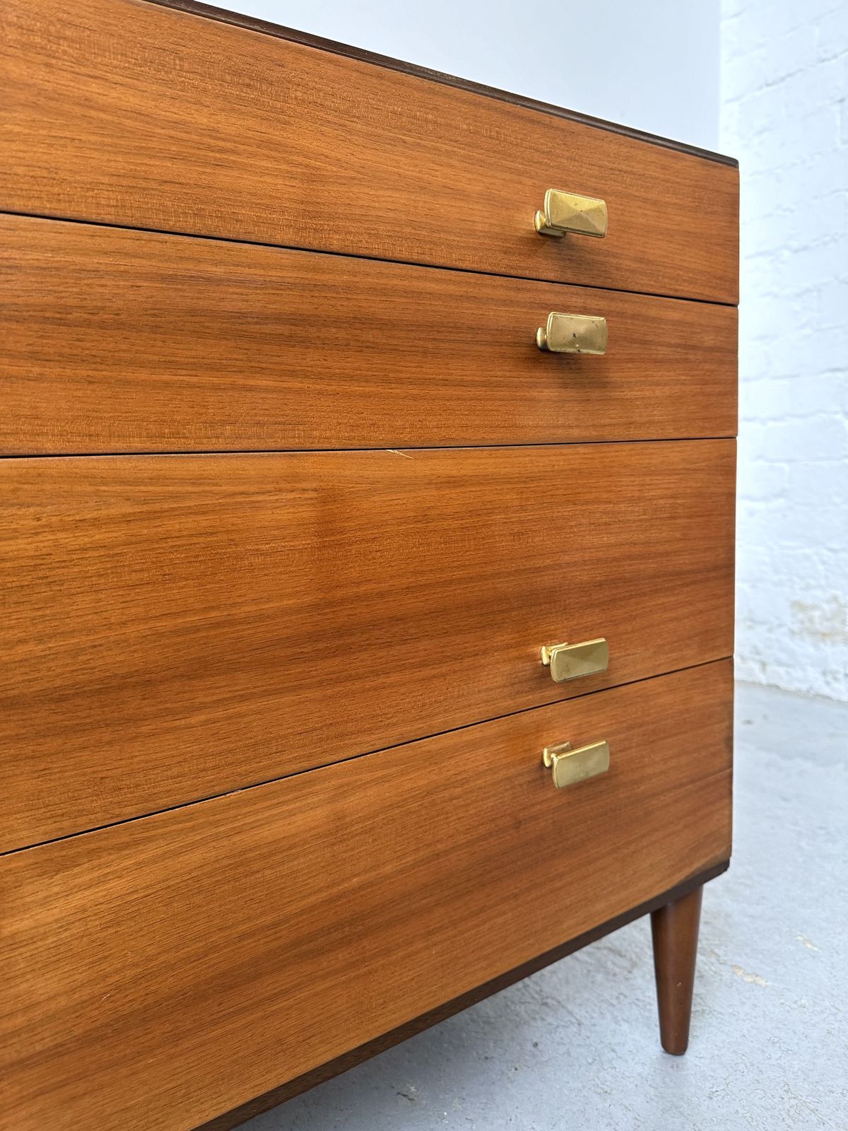 Vintage 1970s Alfred Cox Teak Sideboard. Retro Danish Mid Century G Plan photo furniture