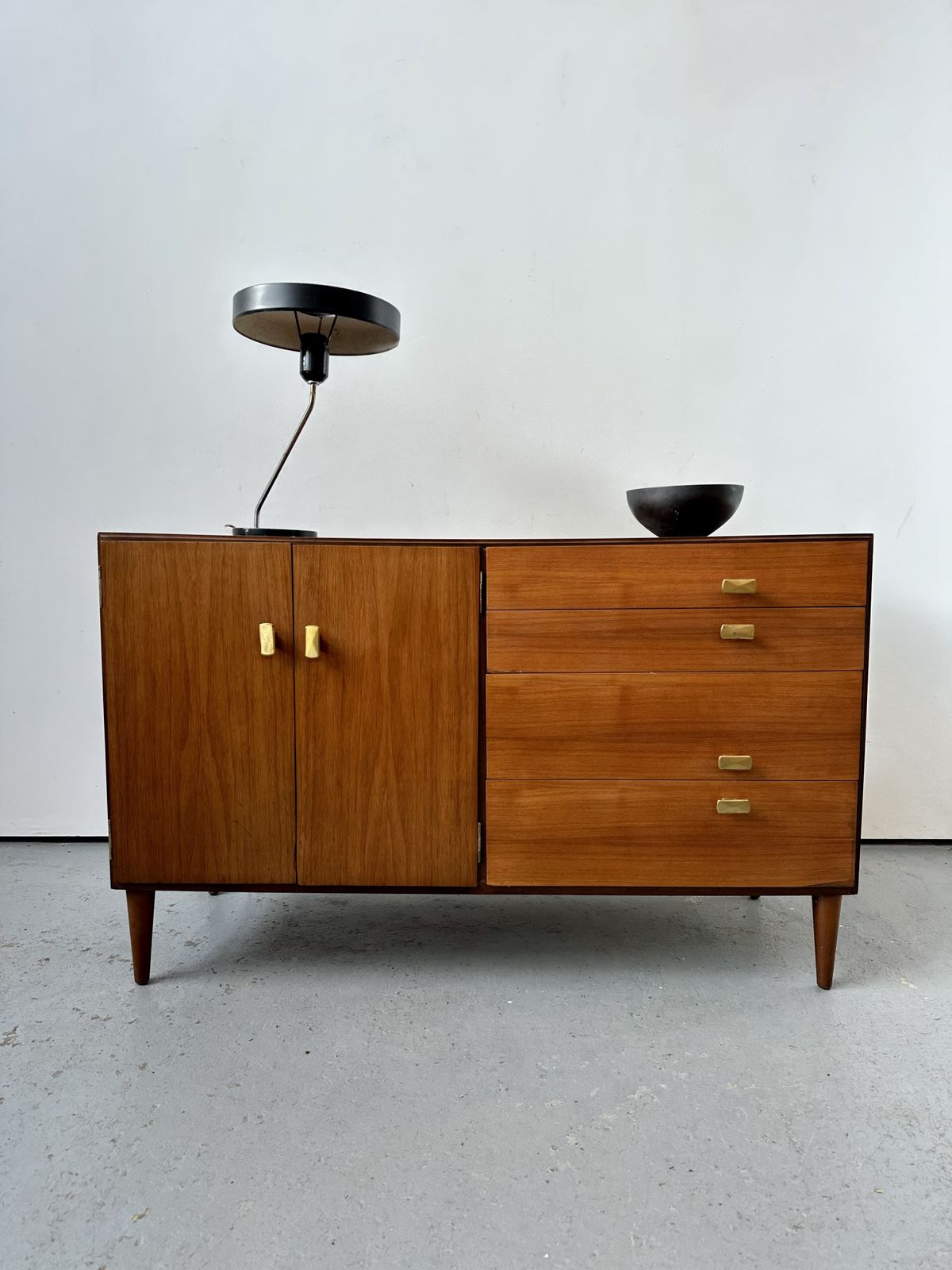 photo furniture Vintage 1970s Alfred Cox Teak Sideboard. Retro Danish Mid Century G Plan