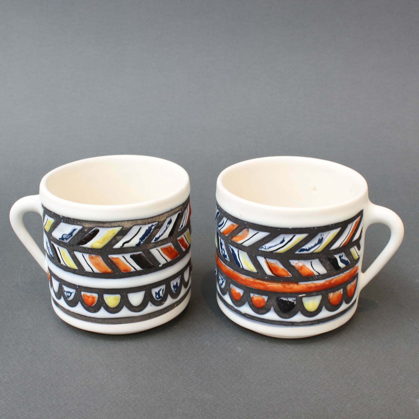 1500.0 Vintage French Ceramic Set Of Vessels By Roger Capron (Circa 1960s) photo