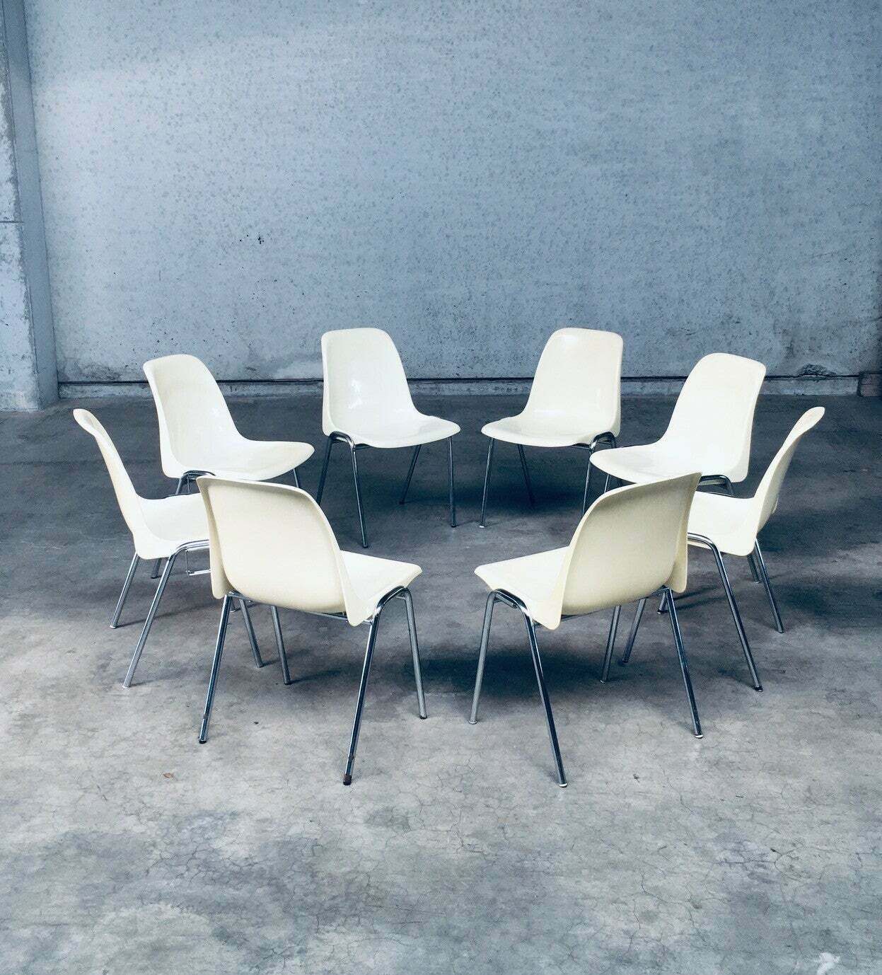"Orly" Stacking Chairs By Bruno Pollak For Solo, Germany 1979 photo for sale