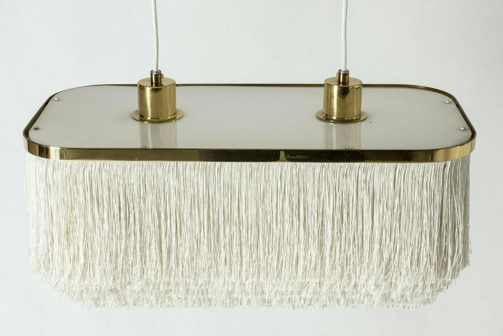 Vintage Fringe Pendant Light By Hans Dagen Jakobsson, 1960s photo for sale
