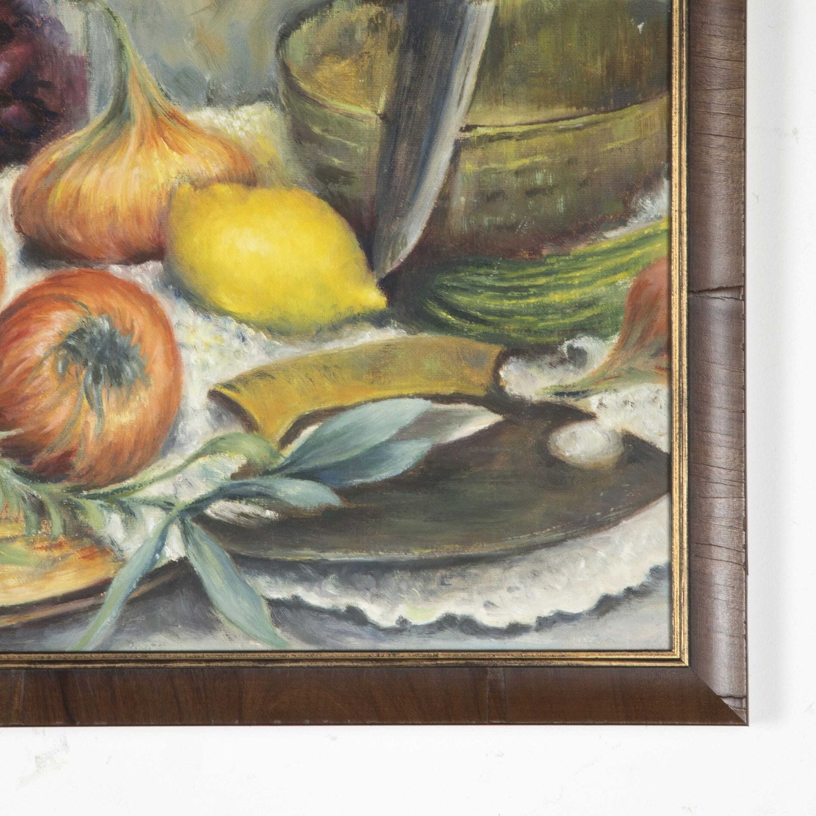 20th Century Oil On Board Still Life Painting photo for sale