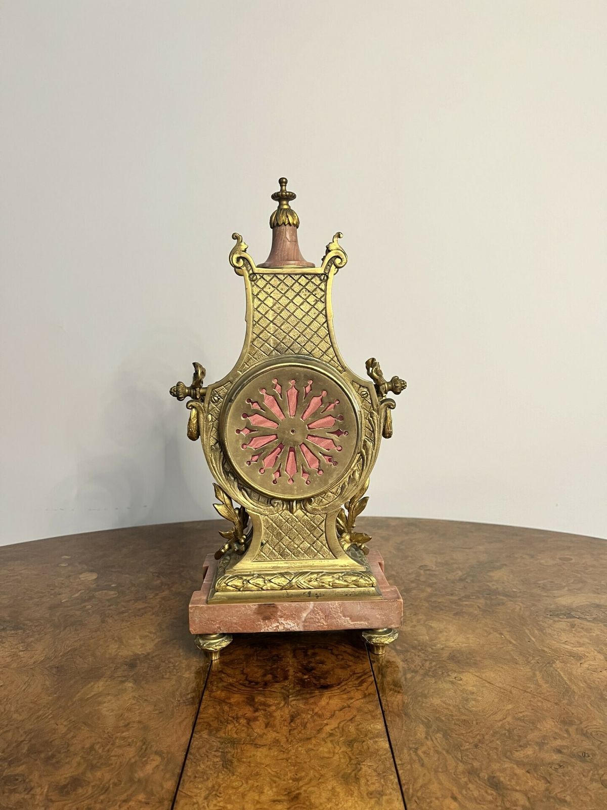 Unusual Antique Quality French Mantle Clock photo furniture
