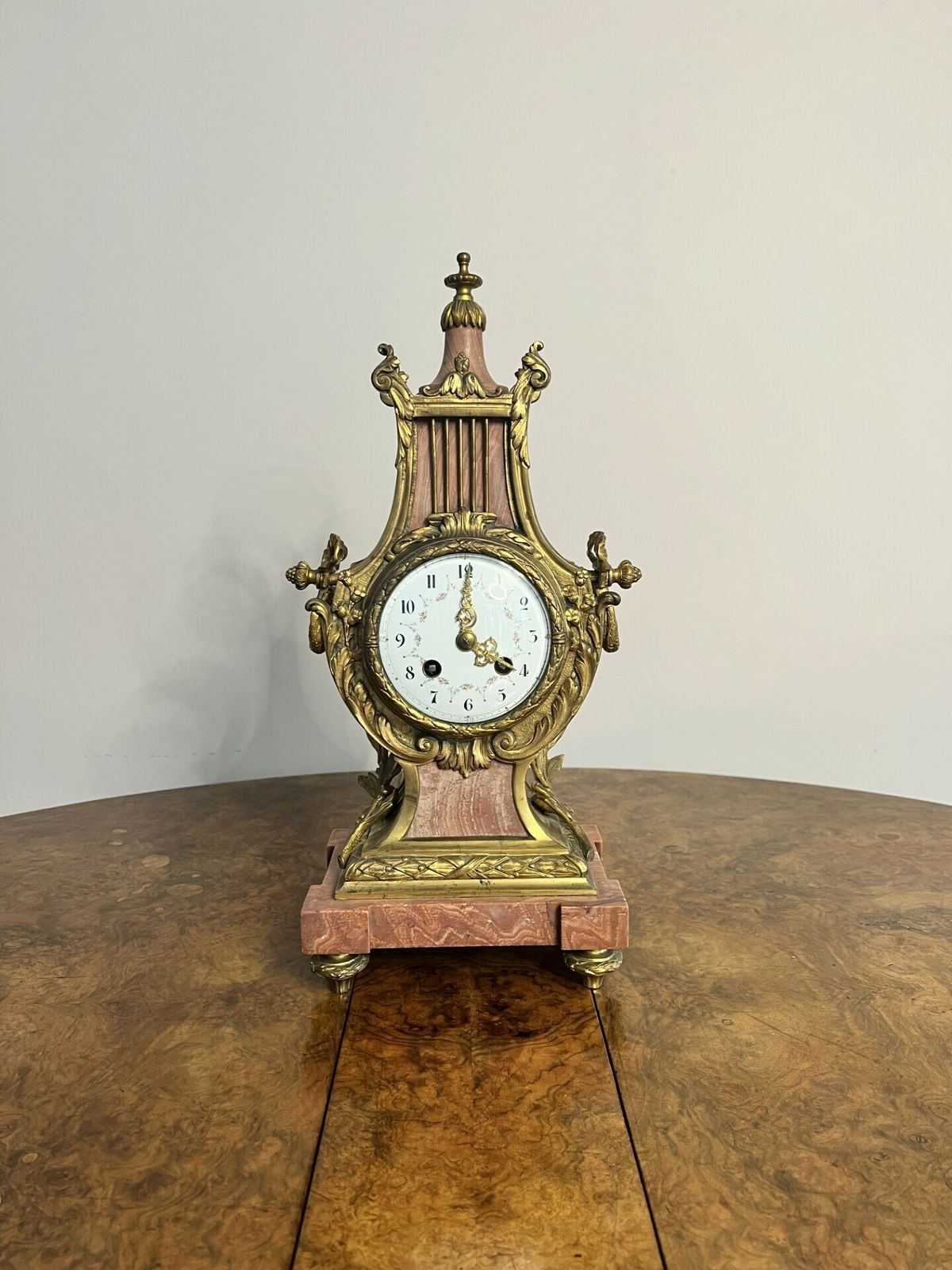 Unusual Antique Quality French Mantle Clock