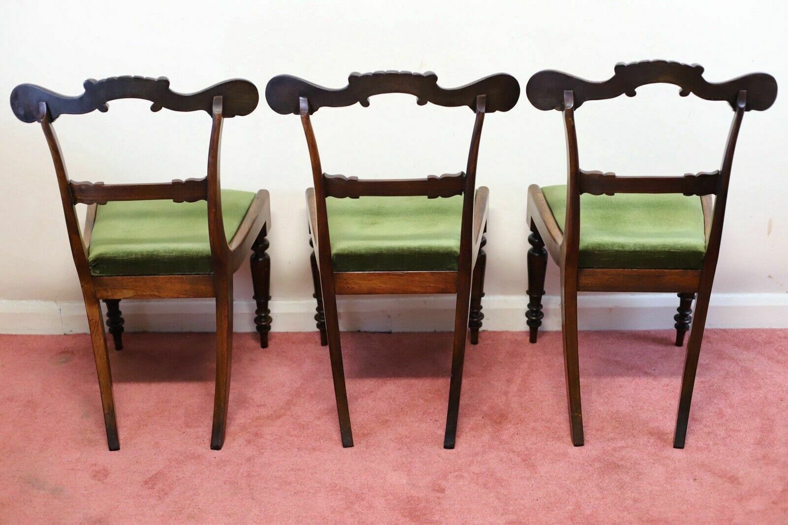 Lovely Set Of Six George IV Rosewood Dining Chairs photo buy