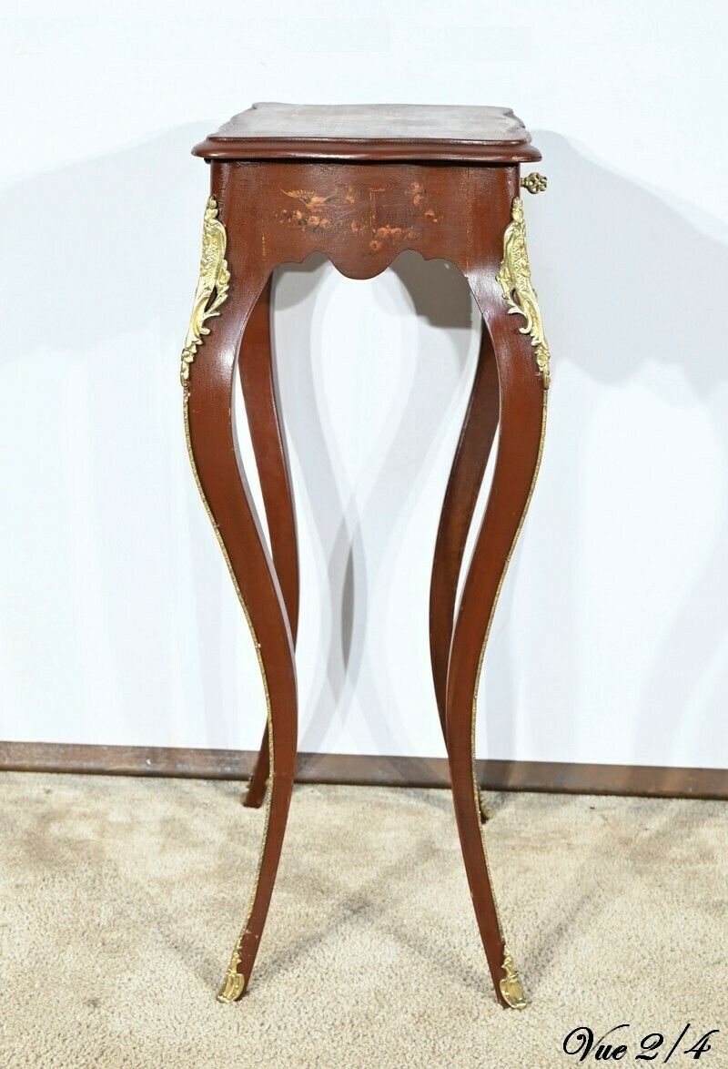 photo vintage Small Table Louis XV Style – Late 19th Century