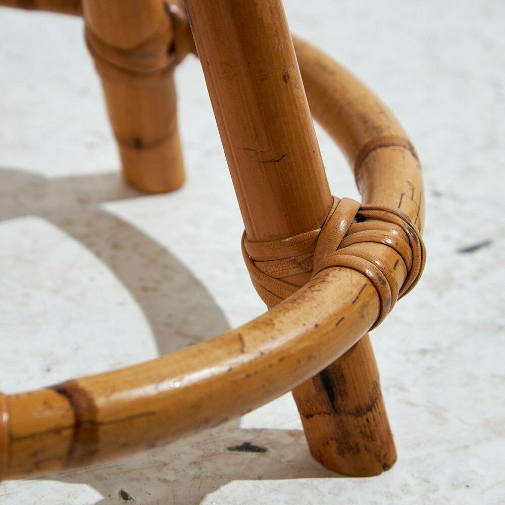 Bamboo Bar Stool, 1970s, Vintage photo vintage