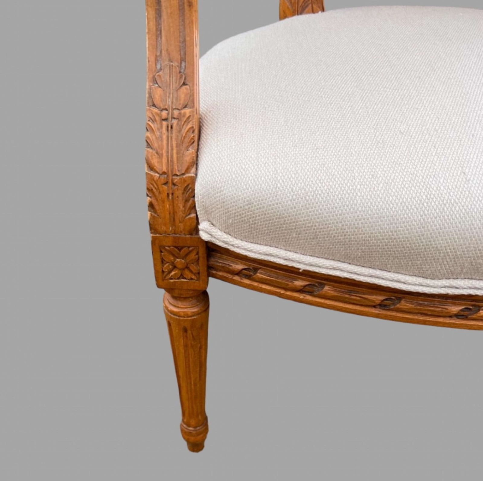 A Pair Of C1950's  French Style Open Armchairs photo vinterior