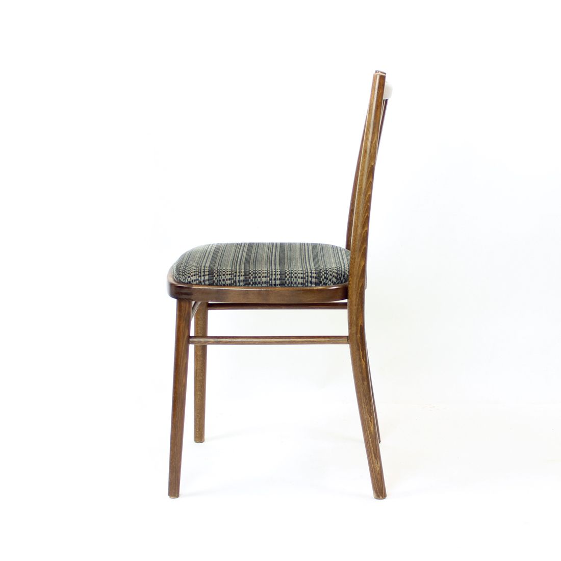 photo furniture Set Of 4 Dining Chairs In Dark Oak By Ton, Czechoslovakia 1960s