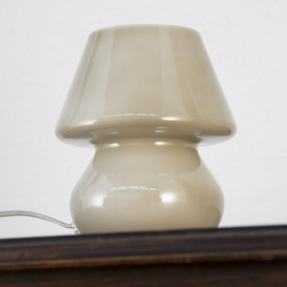 Italian Murano Glass Mushroom Lamps, 1990s, Set Of 2 photo 186.0