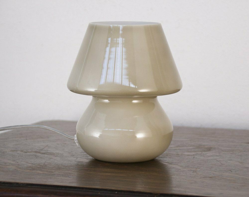 Italian Murano Glass Mushroom Lamps, 1990s, Set Of 2 photo buy