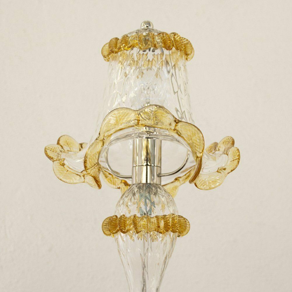 Italian Murano Glass Table Lamps, Early 21st Century, Set Of 2 photo buy
