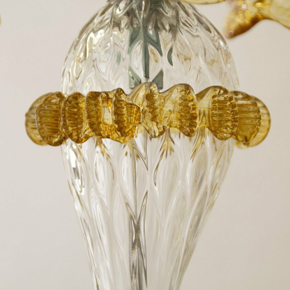 photo furniture Italian Murano Glass Table Lamps, Early 21st Century, Set Of 2