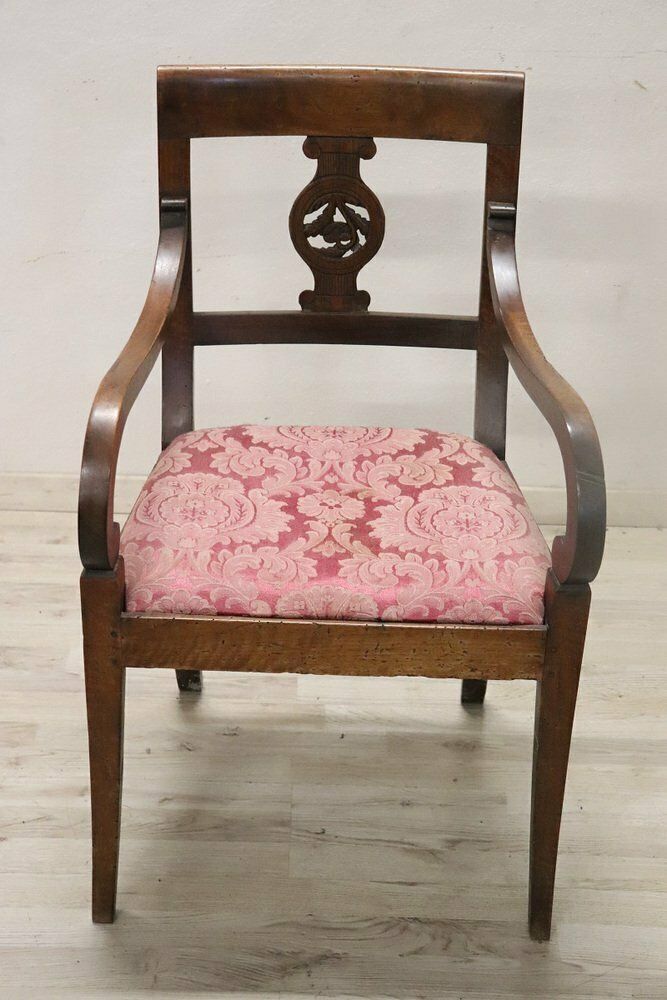 Armchair In Walnut, Late 18th Century photo vinterior