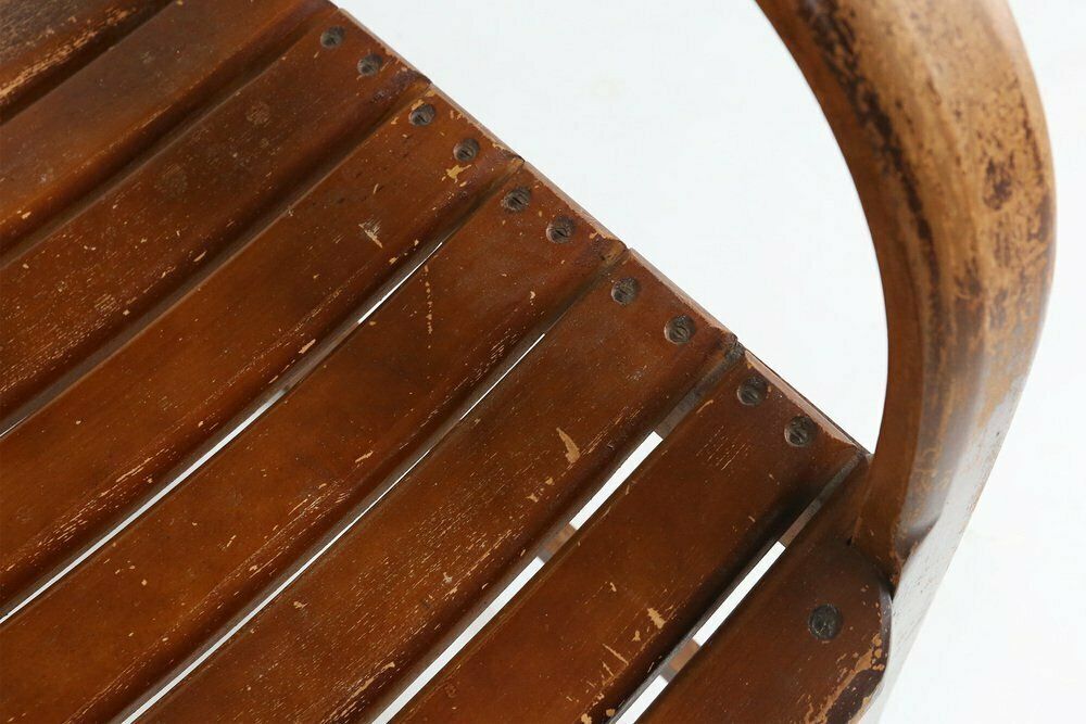 photo vinterior Art Deco Wooden Armchair, 1930s