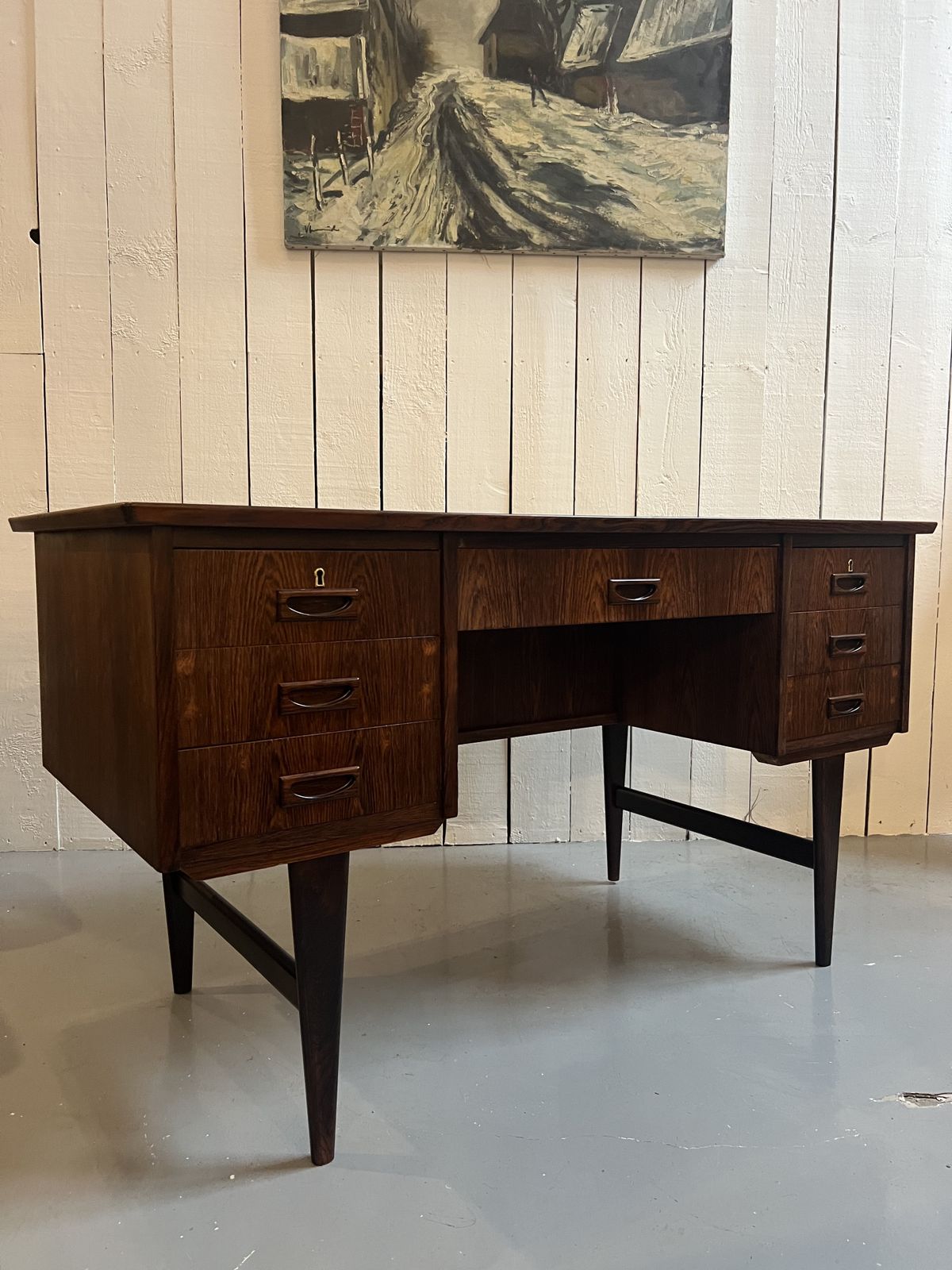 Danish Desk In Rosewood, 1960s