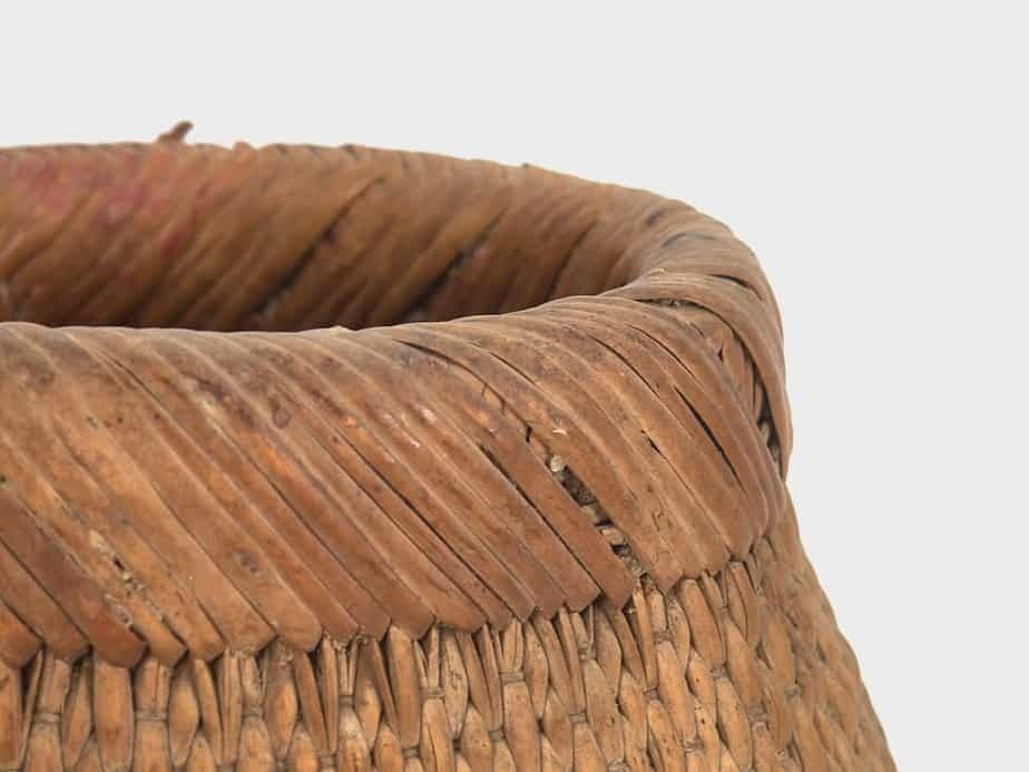 Antique Fisherman’s Basket, 1900s photo Home Decor