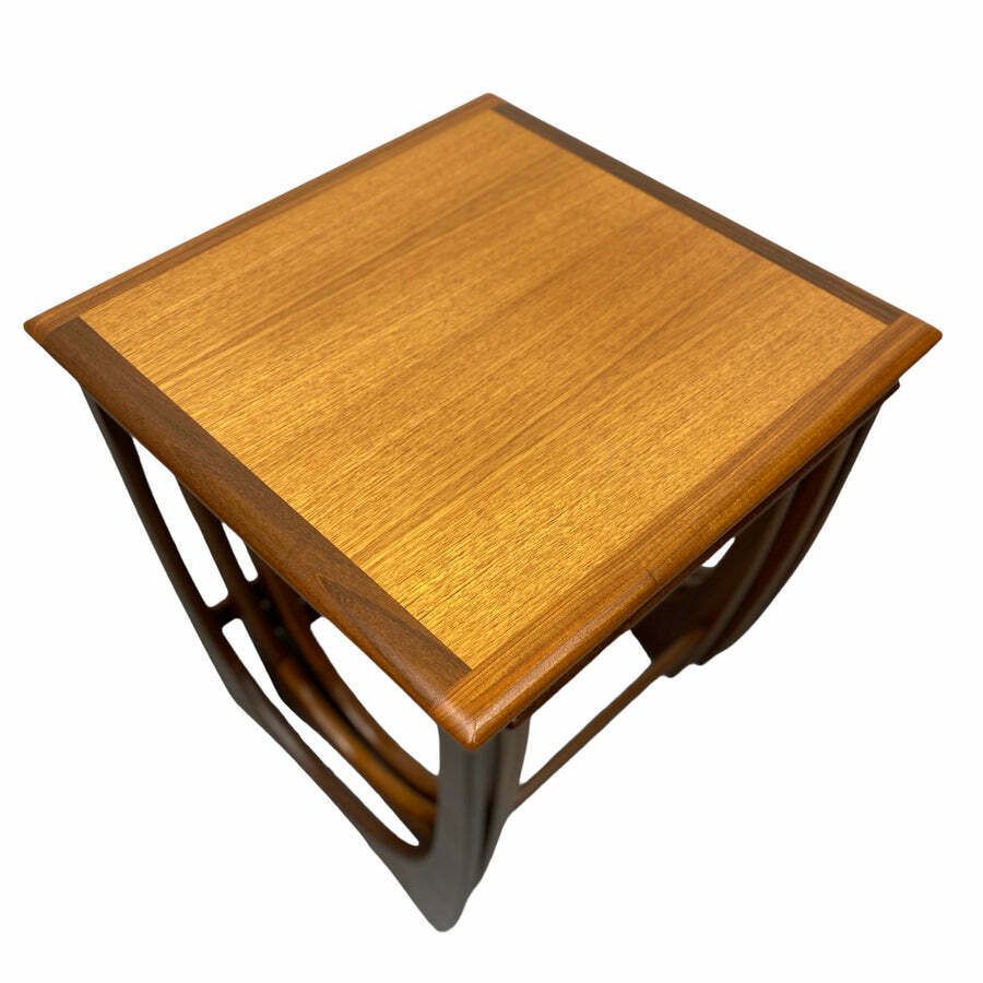 Furniture Midcentury Teak Nesting Tables Victor Wilkins G Plan photo
