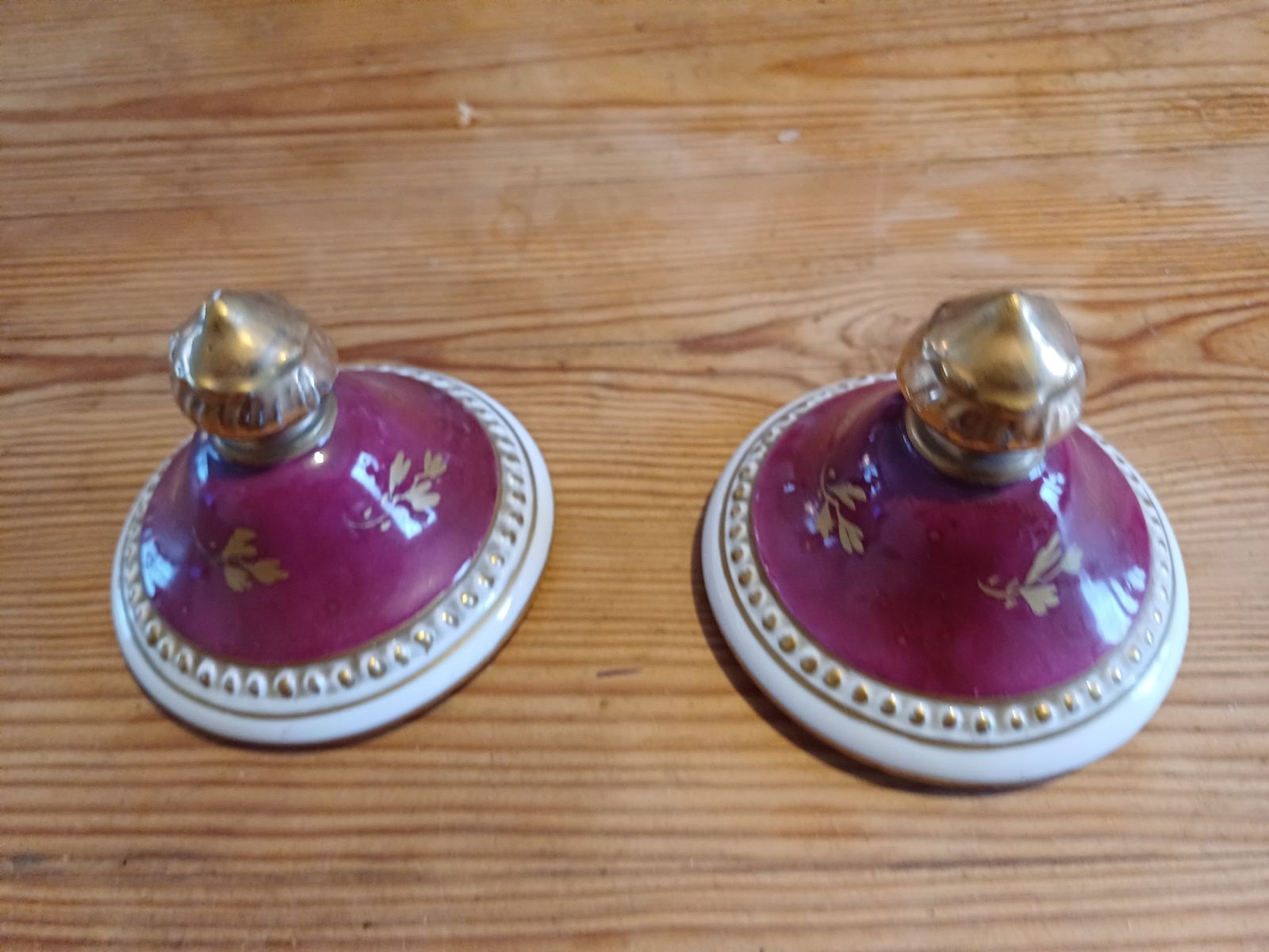 photo vinterior Pair Of 19th Paris Porcelain Vases