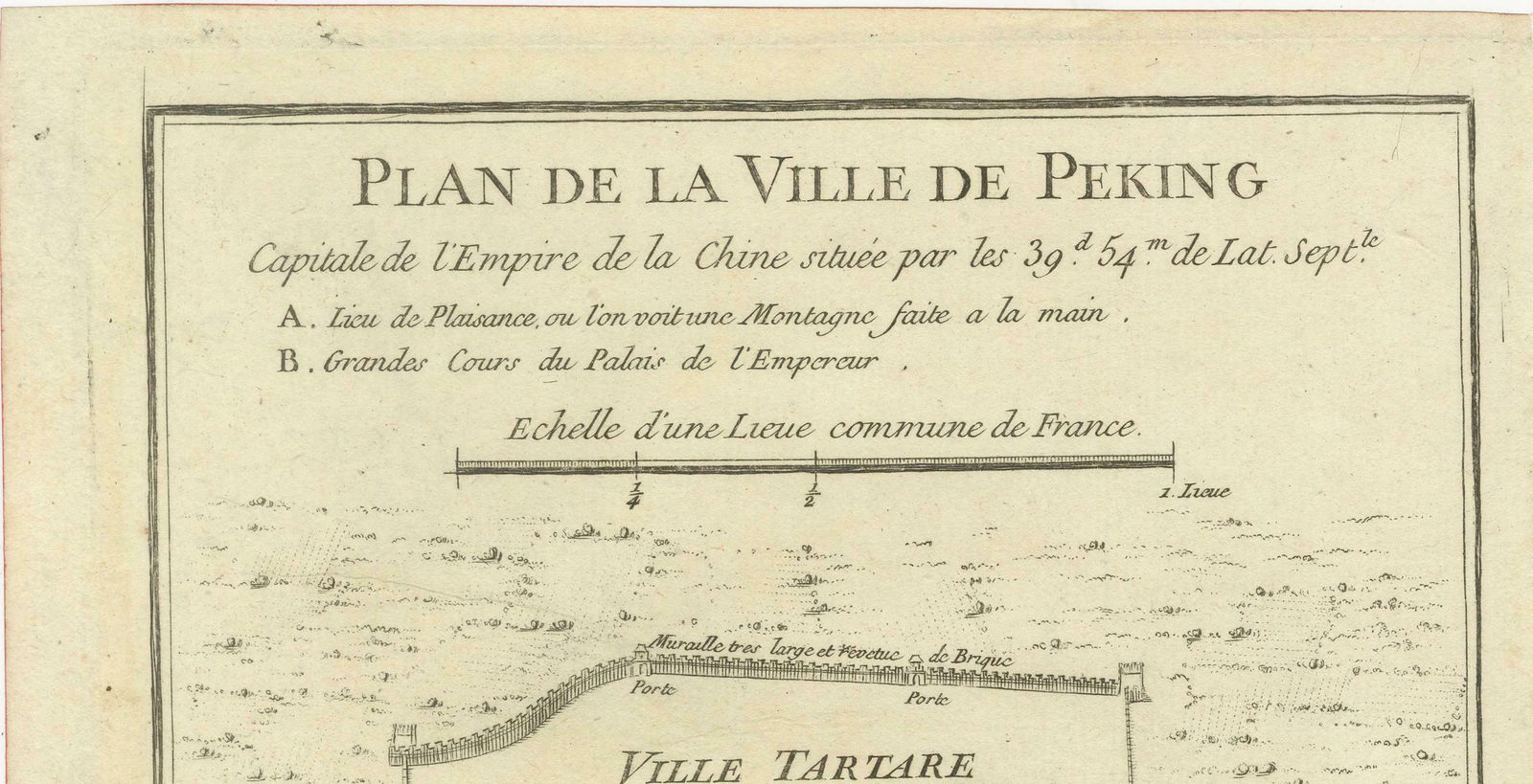 Map Of Beijing (Peking) With Tartar And Chinese Divisions And Jesuit Missions photo 262.0