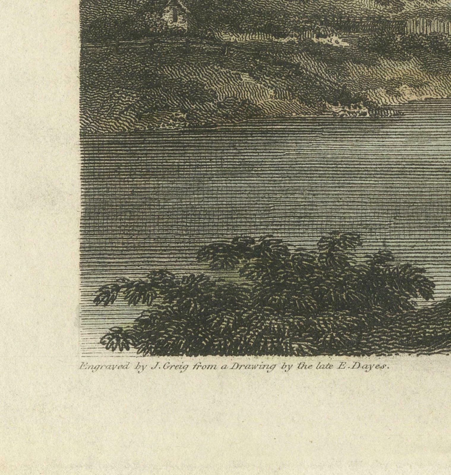 Engraved View Of Bridgnorth, A Town In Shropshire, England, 1807 photo 153.0