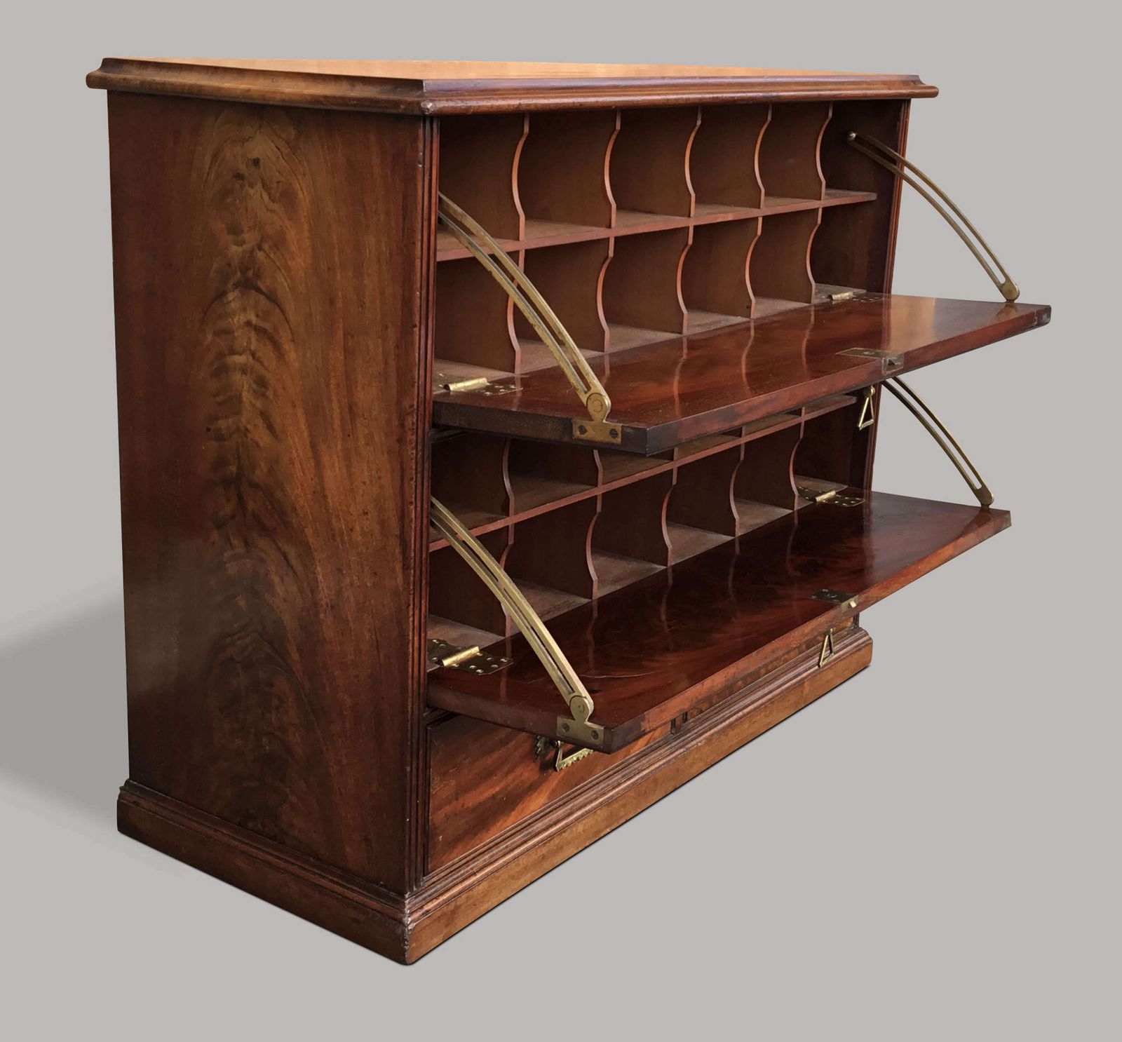 Excellent Quality C19th Mahogany Haberdashery Cabinet / Office Cabinet photo Furniture