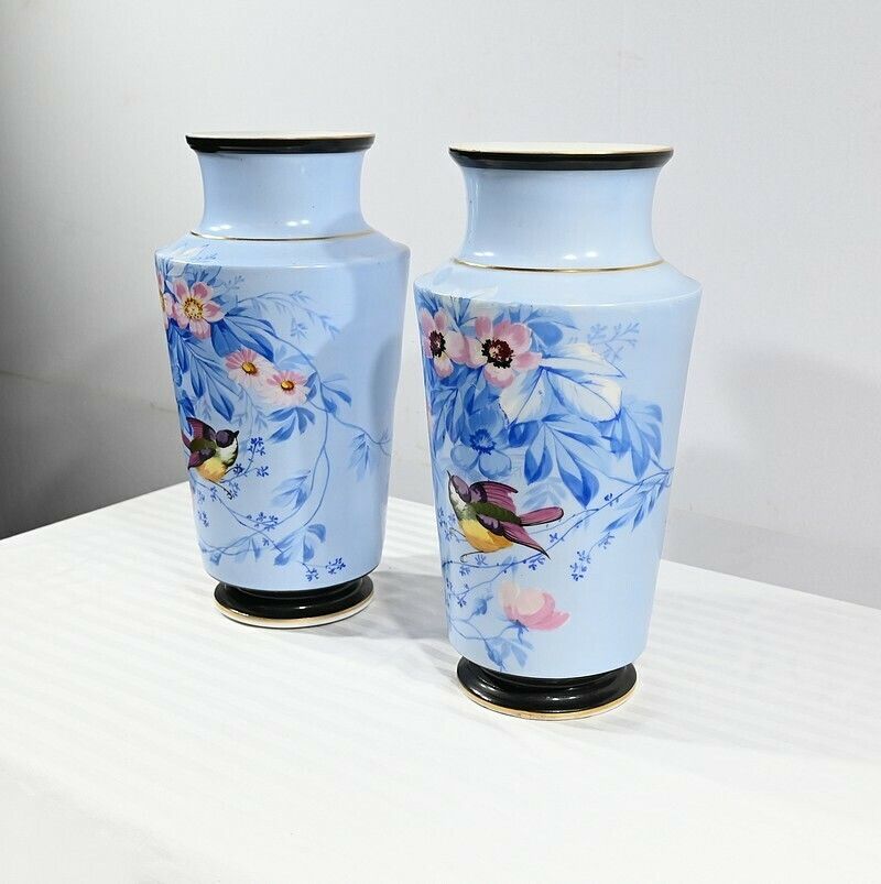 Pair Of Porcelain Vases – Mid 19th Century photo Home Decor