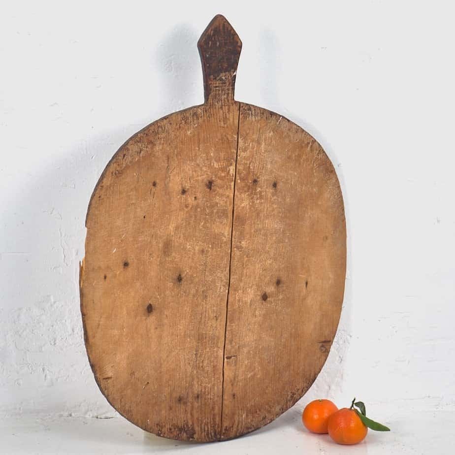 Set Of Antique Oval Cutting Boards (C.1920). Set Of Three Pieces #5 photo buy