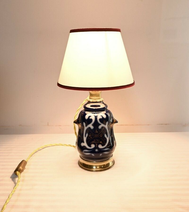 Lighting Sèvres Porcelain Lamp – Late 19th Century photo
