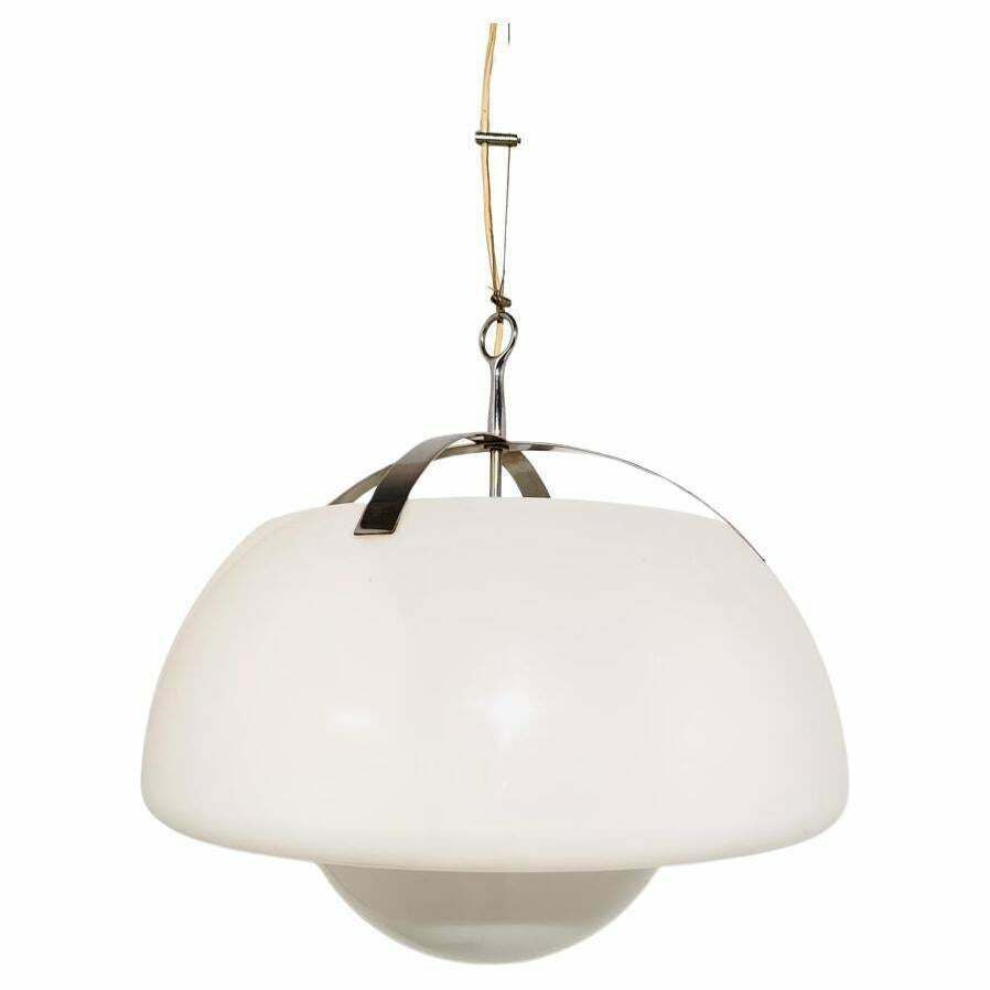 Vintage “Omega” Pendant By Vico Magistretti For Artemide, Italy 1960s photo Lighting