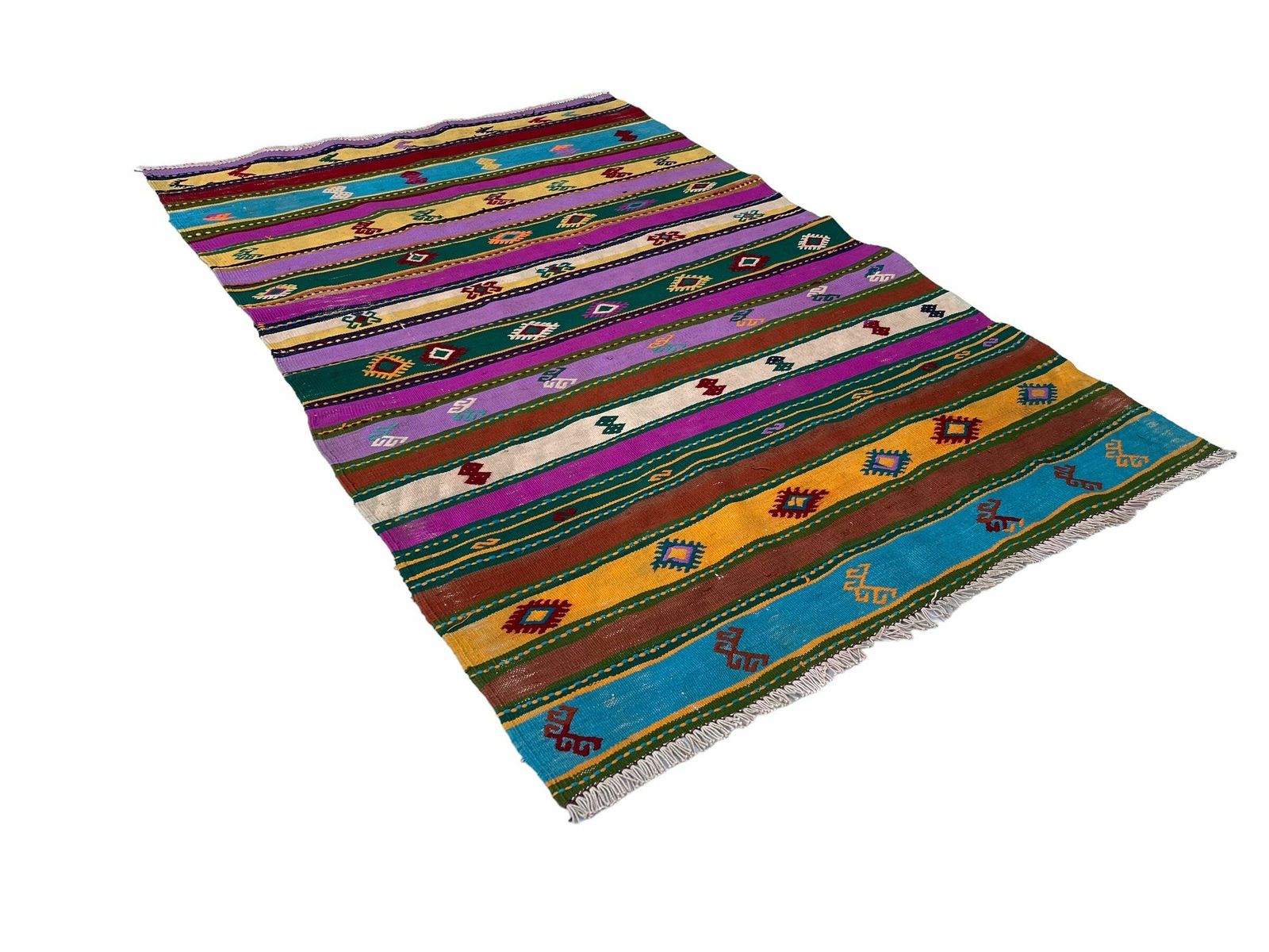photo for sale Traditioneel Turks Mini Kilimkleed, Vintage Anatolisch Turks Kelim