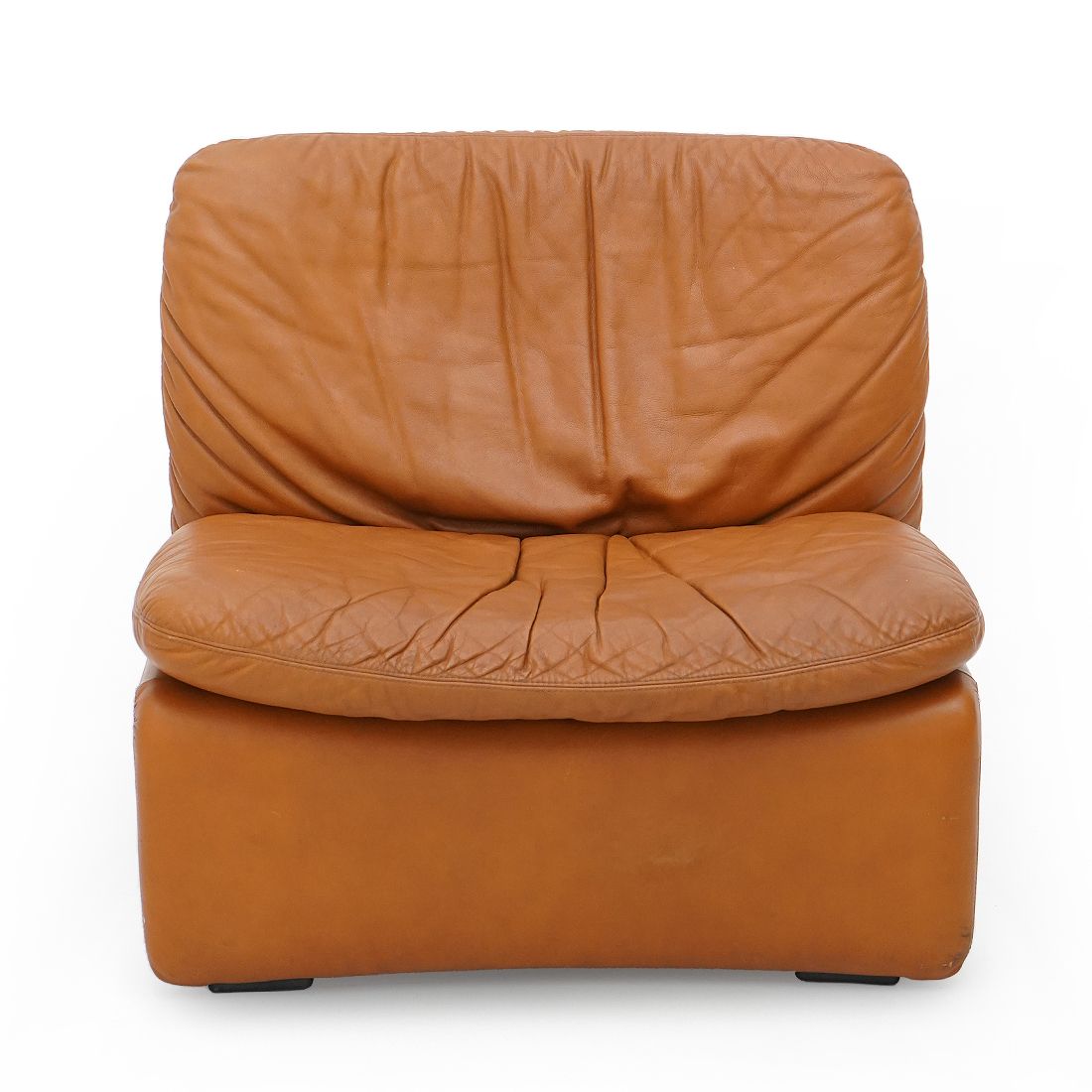 “Selene” Leather Armchairs By Adalberto Caraceni For B&T, 1970s photo 770.0