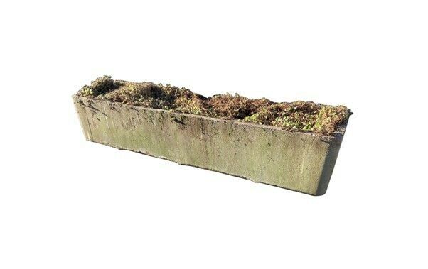 Large Scale 1970s Concrete Planter Trough In The Manner Of Willy Guhl photo furniture