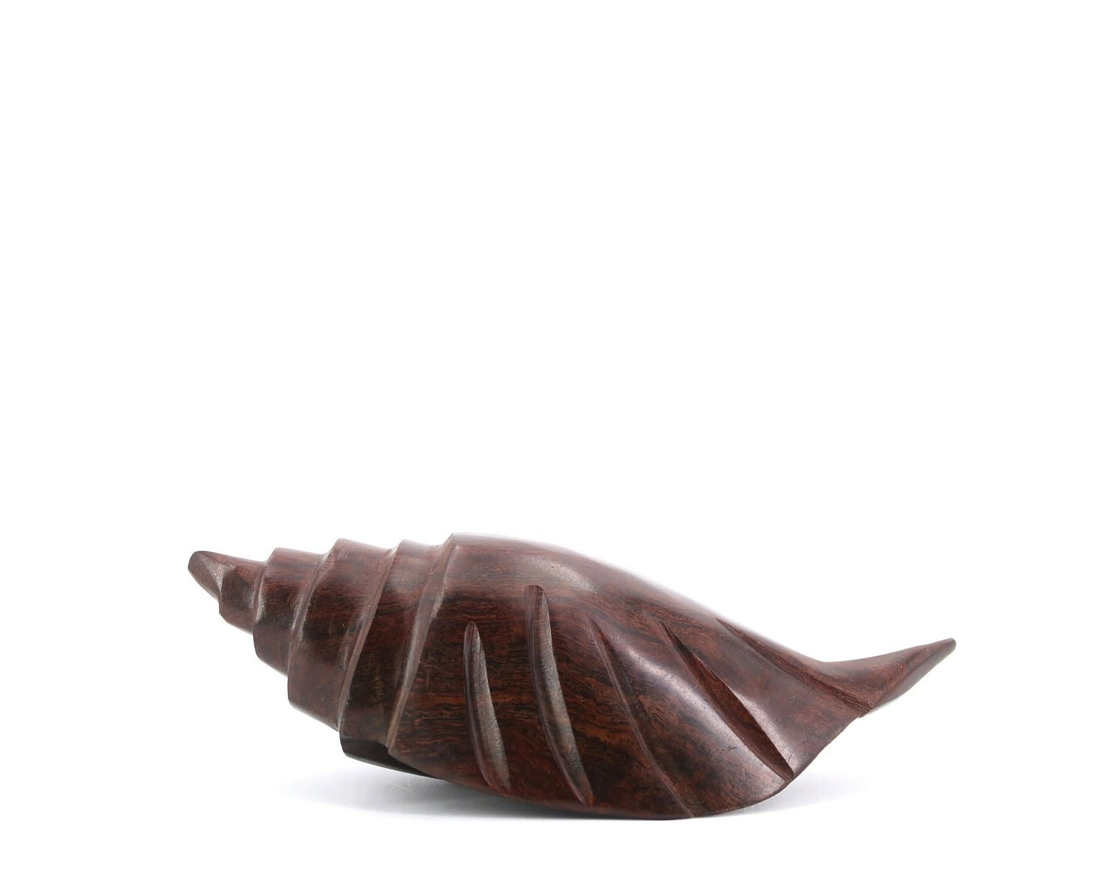 Wooden Seashell Sculpture, Exotic Wood, 1970s / Paperweight, Vintage, Boho Chic Bohemian Folk, Conch, Cabinet Of Curiosities photo furniture