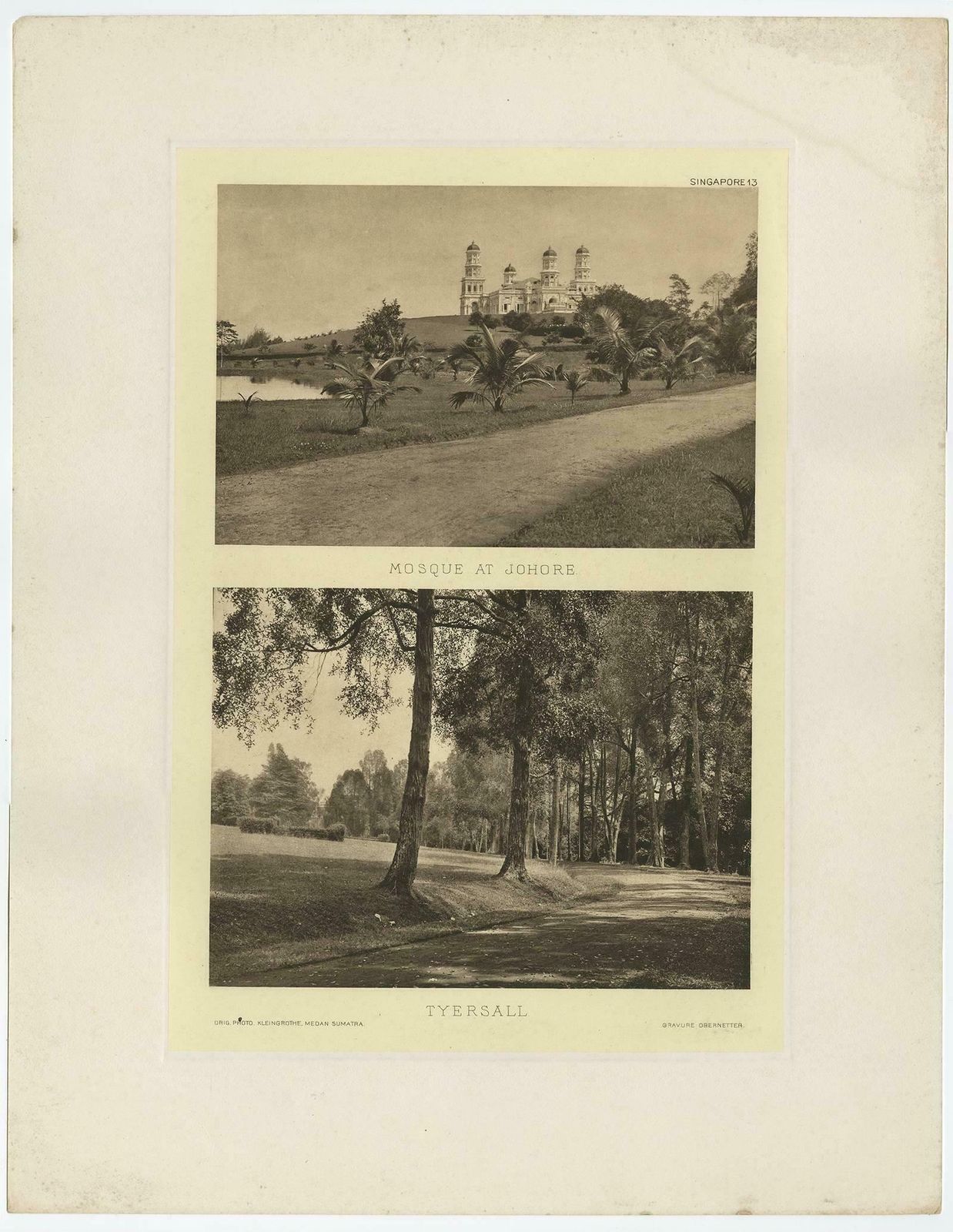 Malay Peninsula By C.J. Kleingrothe, 1907 photo buy