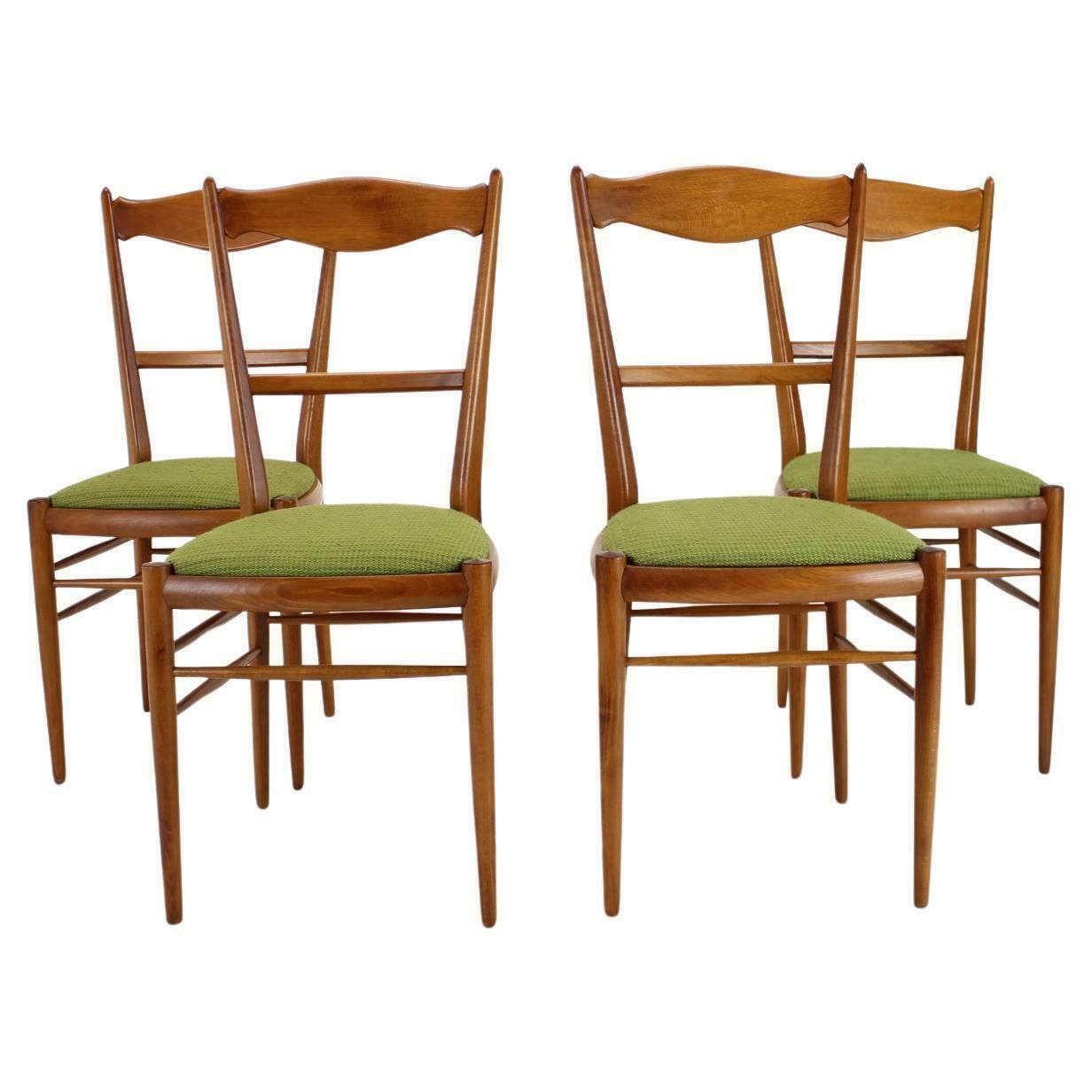 1970s Set Of 4 Dining Chairs By Drevotvar, Czechoslovakia photo vinterior