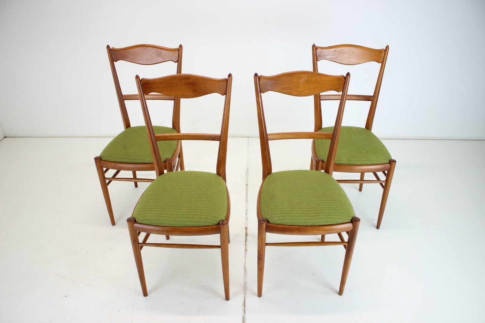 1970s Set Of 4 Dining Chairs By Drevotvar, Czechoslovakia photo buy