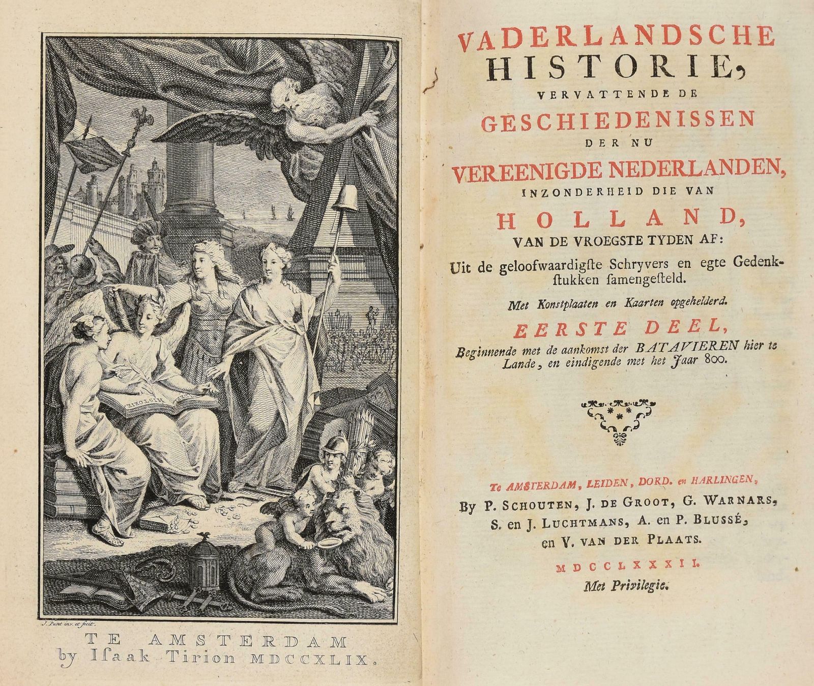 Large Set Of Old Dutch Books About The Rise Of The Dutch Republic, 1782 photo furniture