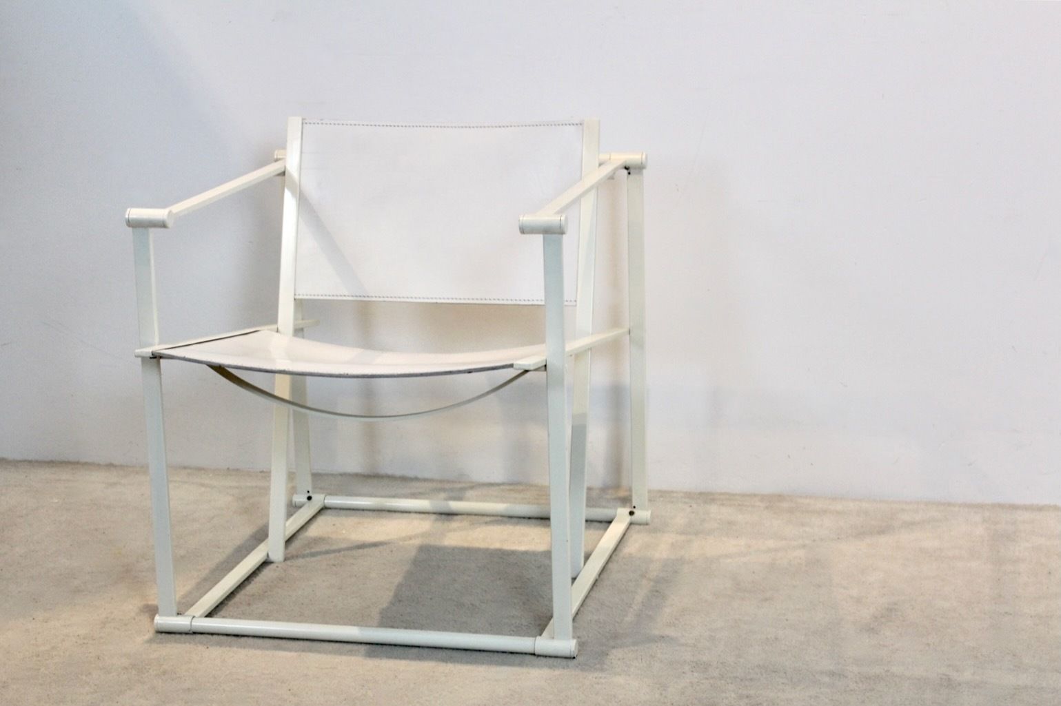 1852.0 Fm62 Cubic Leather Lounge Chair By Radboud Van Beekum For Pastoe photo