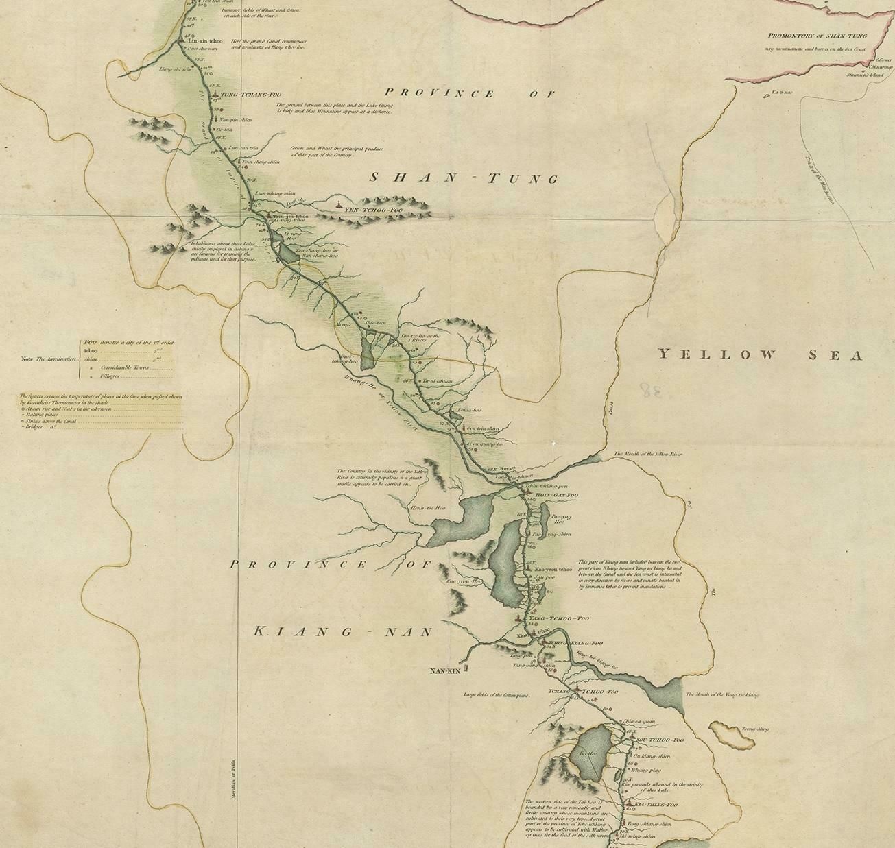 Antique Map Of The Journey From Zhe Hol In Tartary To Beijing And Hang Tchoo Foo photo Art