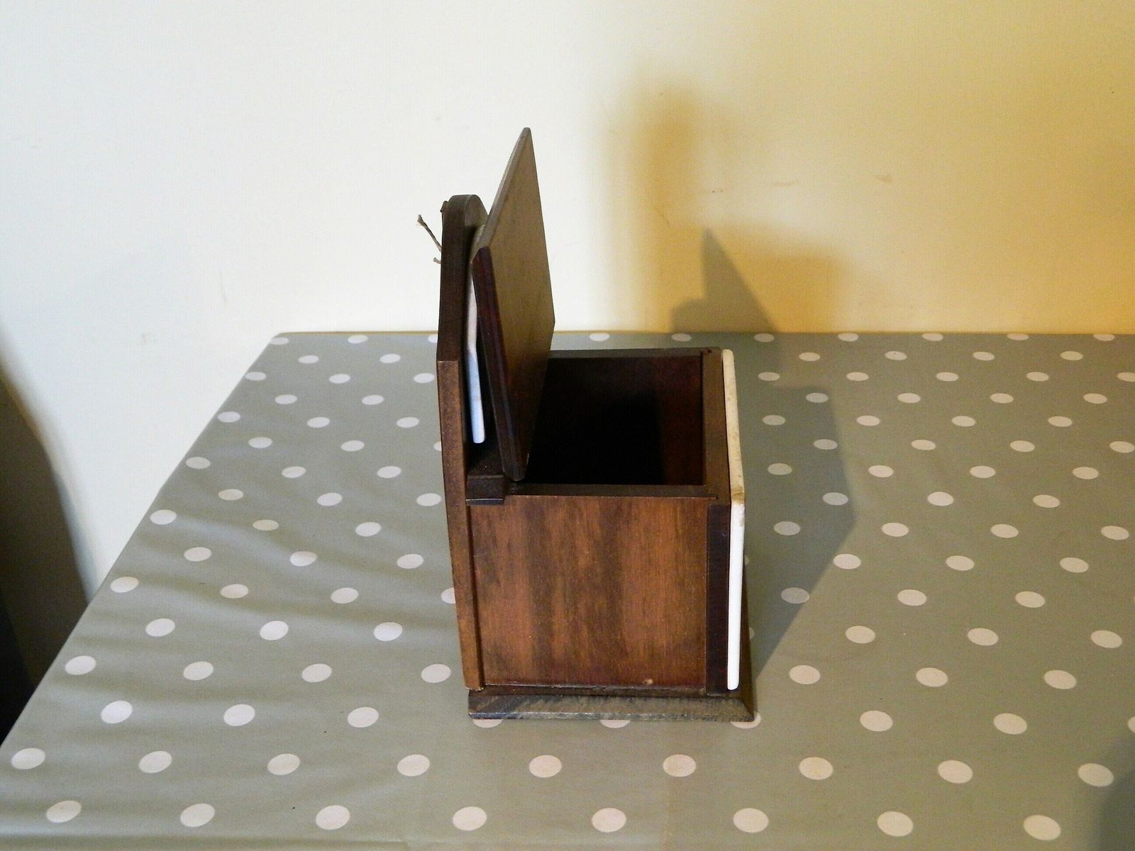 Salt Box, Salt Holders, French Salt Box, Old Salt Box, Boite à Sel, Céramique Bois, Kitchen Pottery, Cockerel Decor, Rooster Kitchen, French photo 50.0