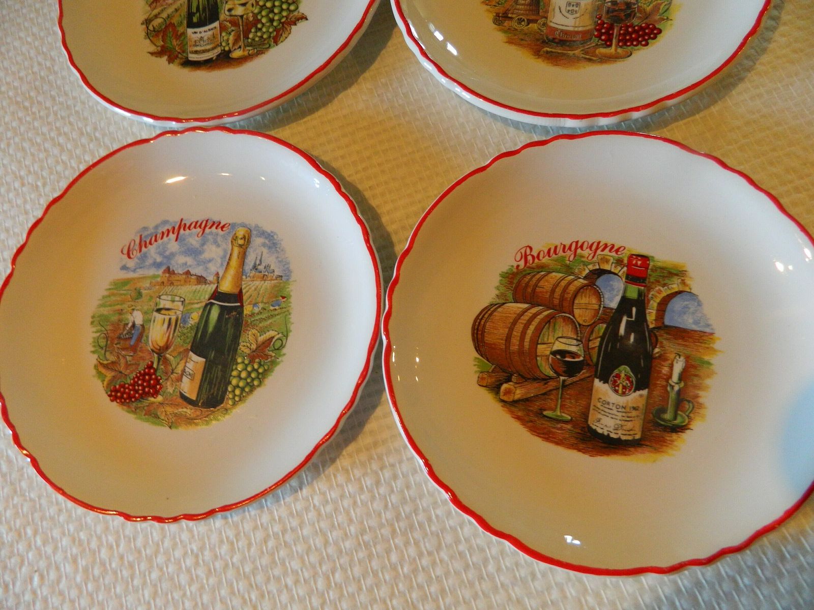 Set Of Plates, Cheese Gift, Cheese Lover, Cheese Lovers Gift, French Plates, French Cheese, Kitchen Plates photo vinterior