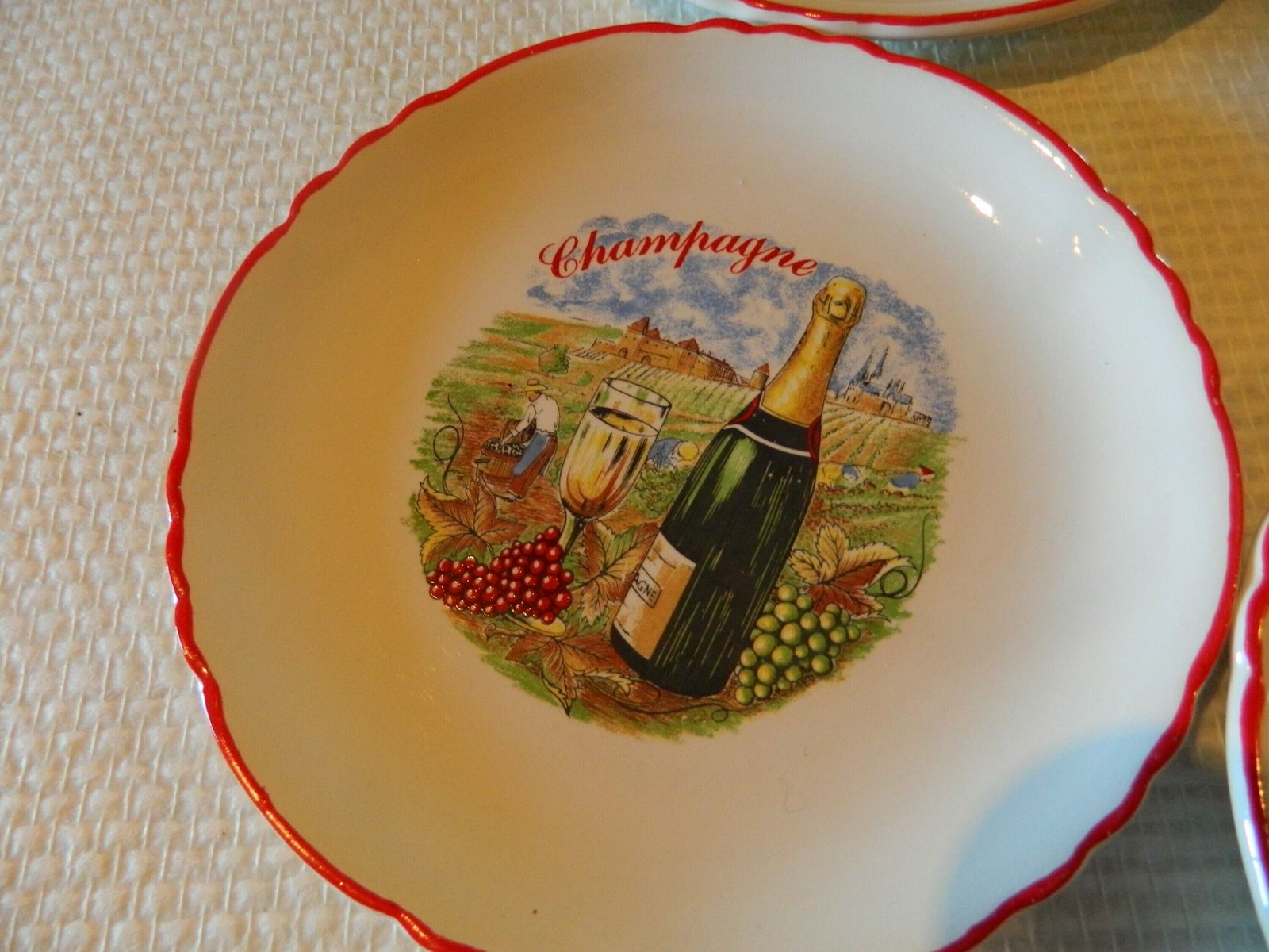Set Of Plates, Cheese Gift, Cheese Lover, Cheese Lovers Gift, French Plates, French Cheese, Kitchen Plates photo buy