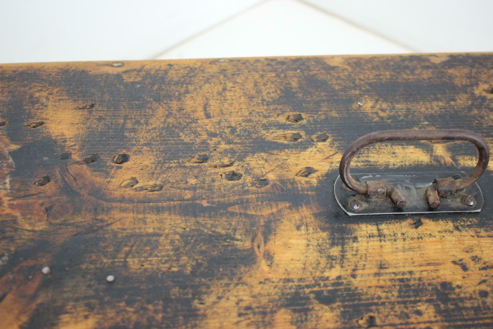 1950s Military Suitcase With Name, Czechoslovakia photo vinterior