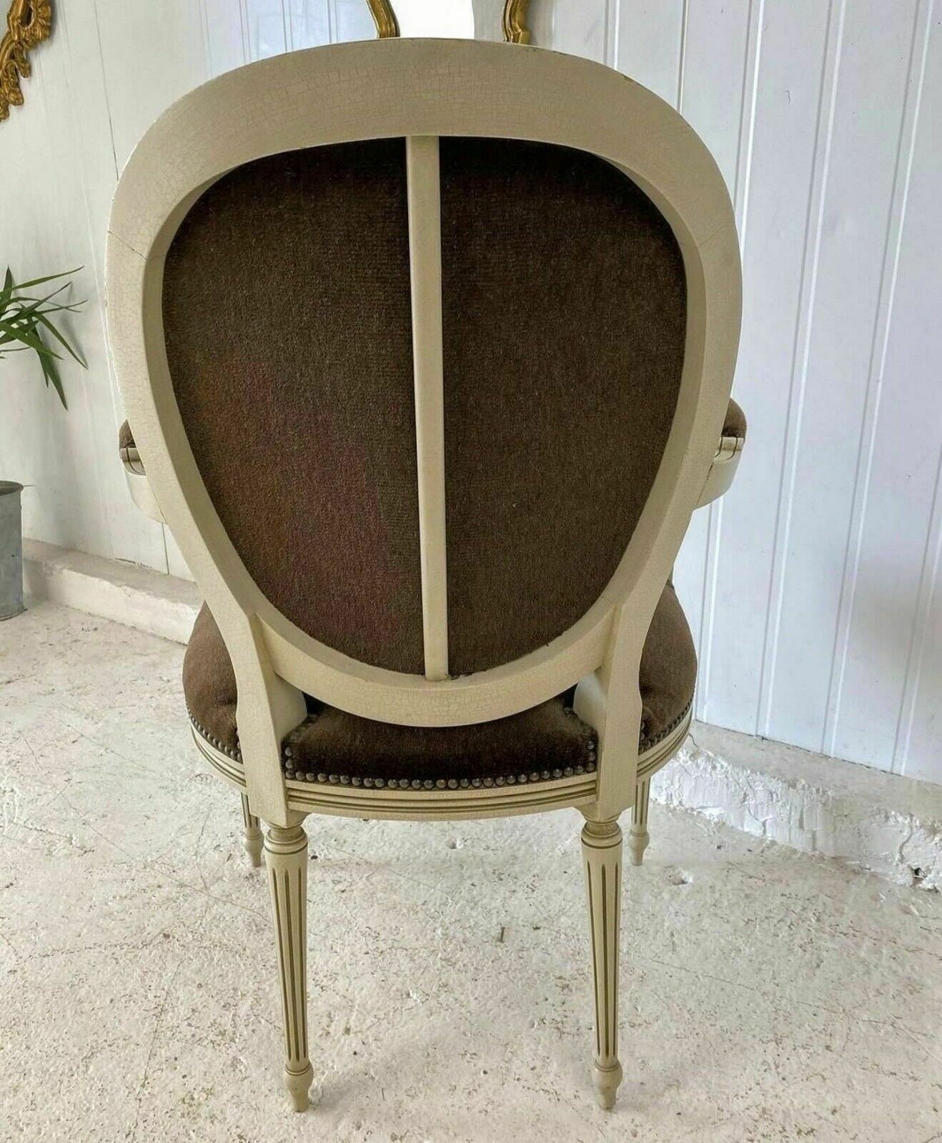 Beautiful French Balloon Back, Carved, Bedroom Chair 0201. photo Furniture