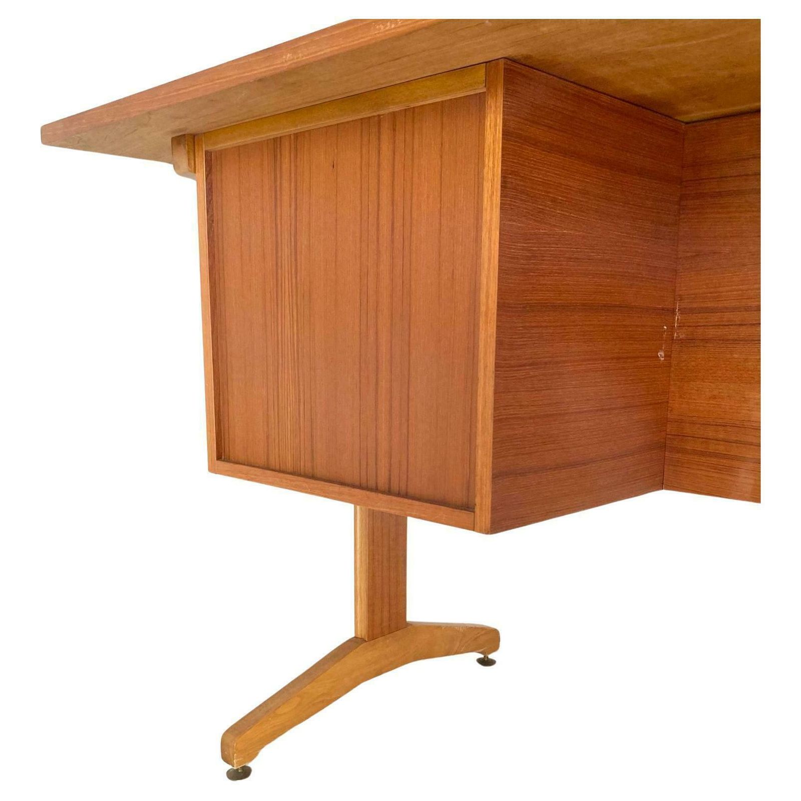 1960s Vintage Teak Desk In The Style Of Gianfranco Frattini photo vintage