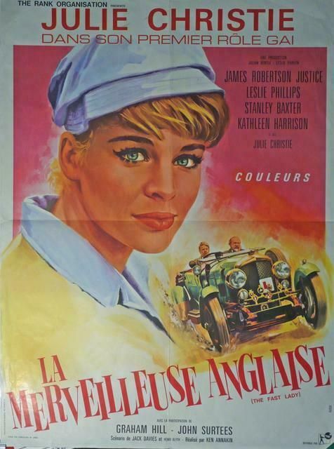 The Fast Lady, Uk 1962. Leslie Phillips, Julie Christie, Bentley photo for sale