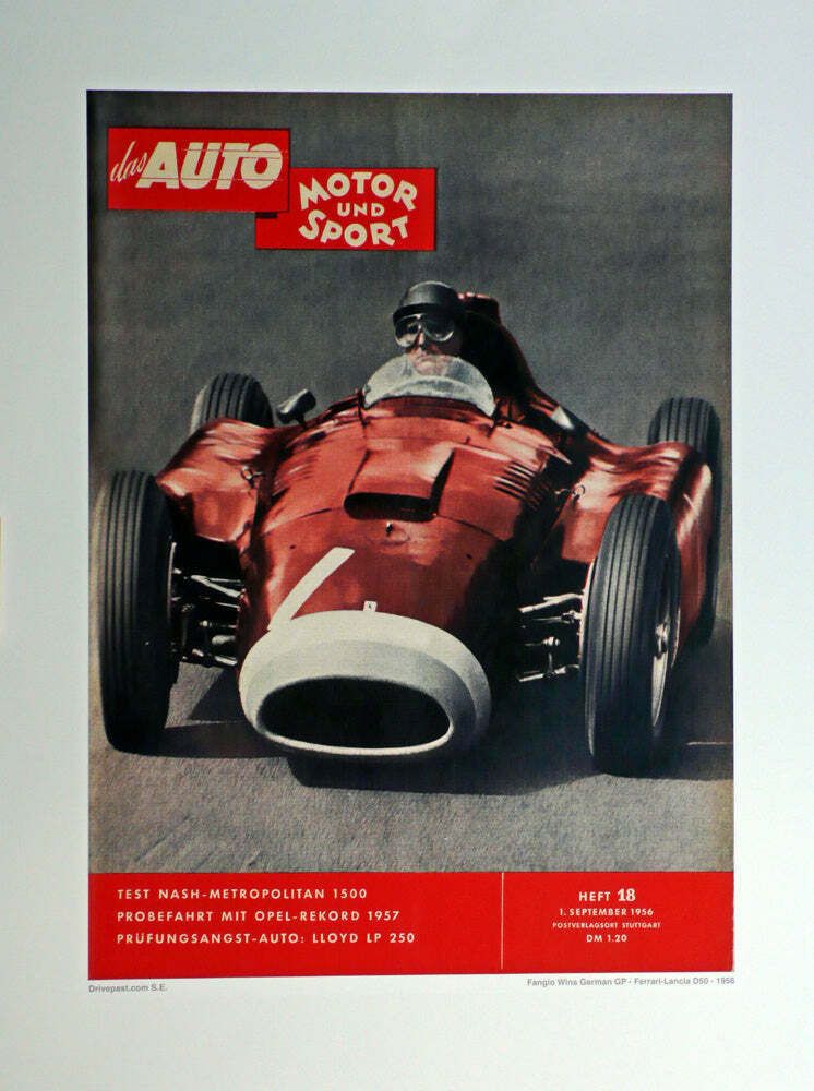 Fangio   Life At 300kph. Original Movie Poster, Italy, 1980 photo for sale