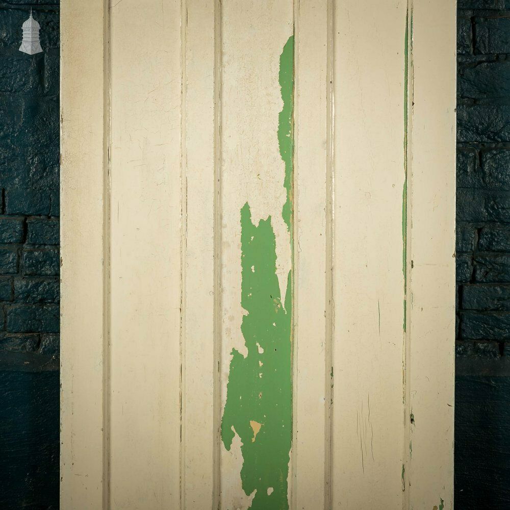 1930’s Style Door, White Painted, 1 Over 3 Panelled Door photo Home Fixtures